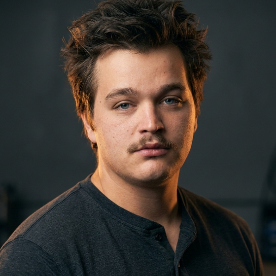 Portrait of Taiven Wake, apprentice electrician.